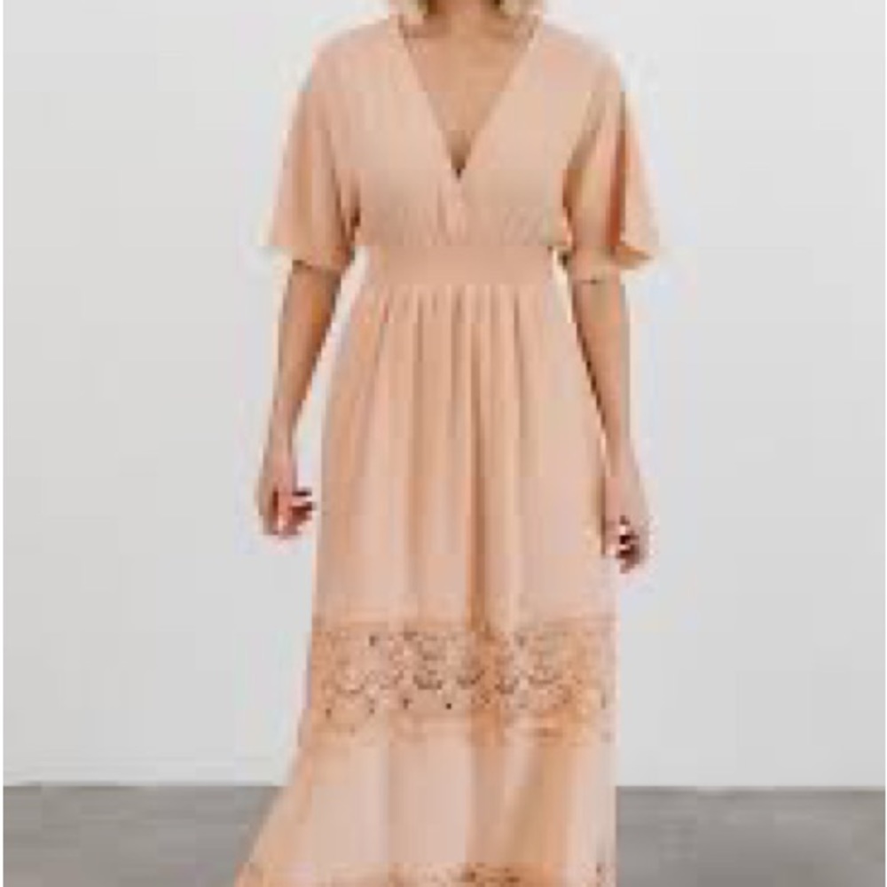 Baltic Born Vera Maxi Dress- Dusty Blue Size Small